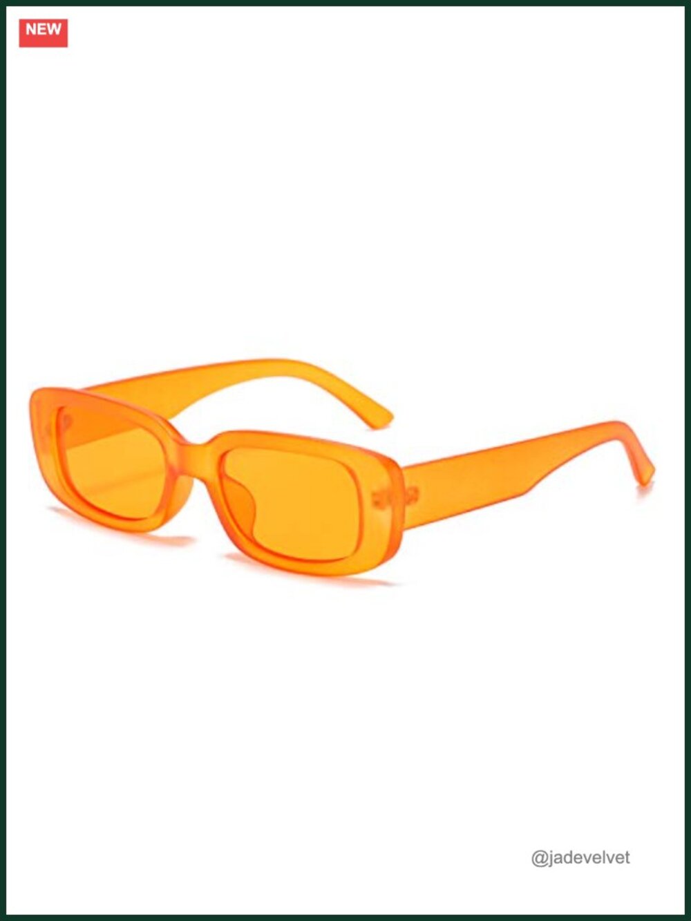 Retro Rectangle Sunglasses for Women UV400 Protection